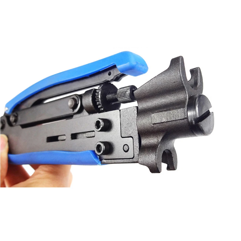 F Тип Регулируемый сжатия обжимной инструмент для щипцы кабель RG6 RG59 RG11 |