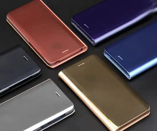Зеркальный чехол для huawei nova 2i чехол-книжка с подставкой прозрачный вид maimang6 honor 9i