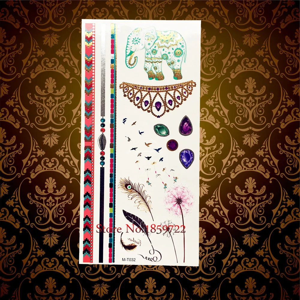 Новинка 1 шт. мужской женский боди-арт вспышка временная татуировка наклейка