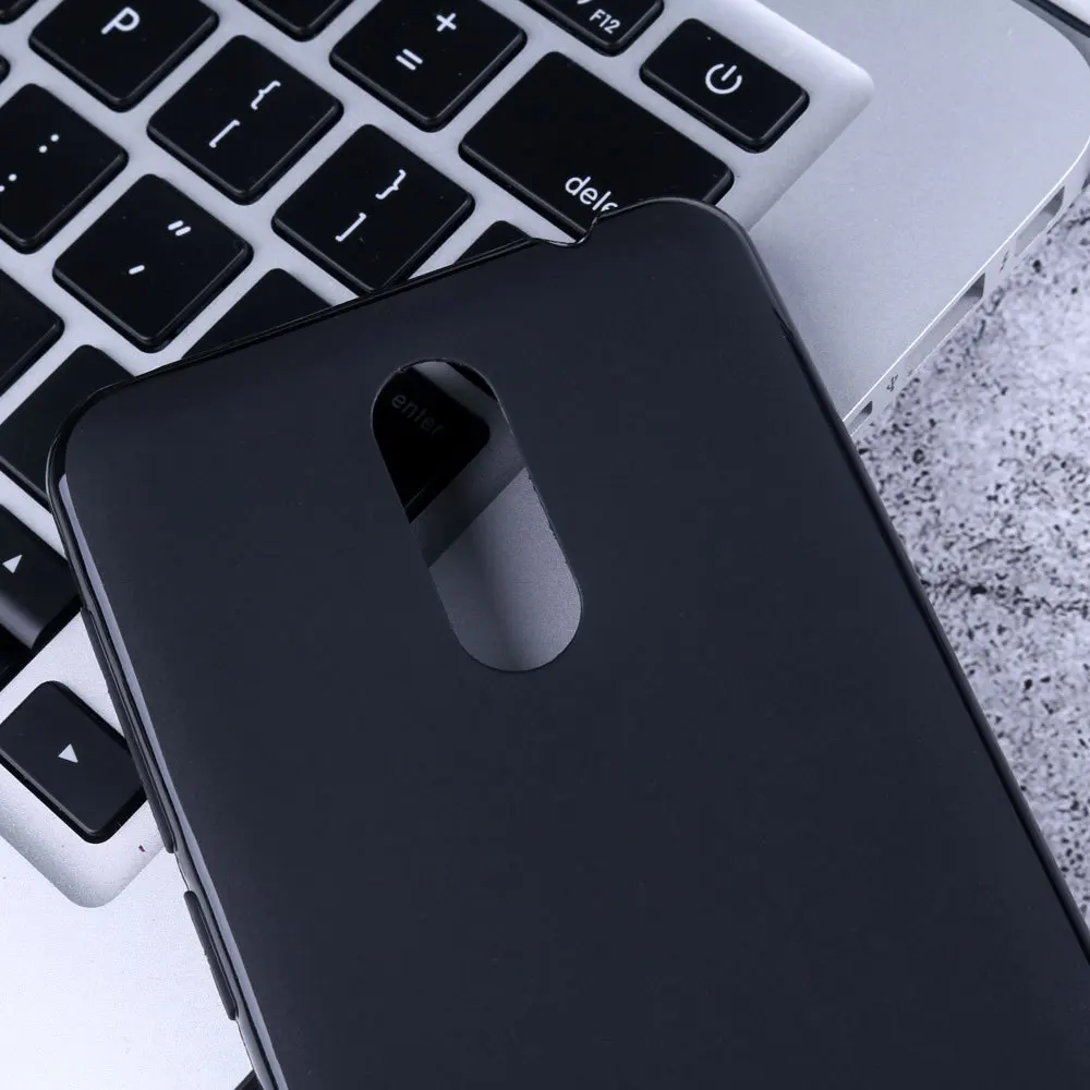 Для Alcatel 1X() 5008Y Fingerprintless Версия задняя крышка Капа мягкий силиконовый гель Резина матовый черный чехол Coque чехол для телефона