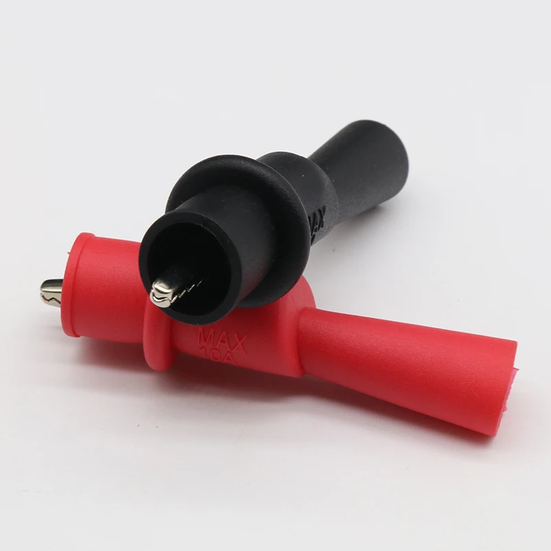 1 пара зажим для мультиметра|crocodile test clip|alligator crocodilealligator clip clamp |