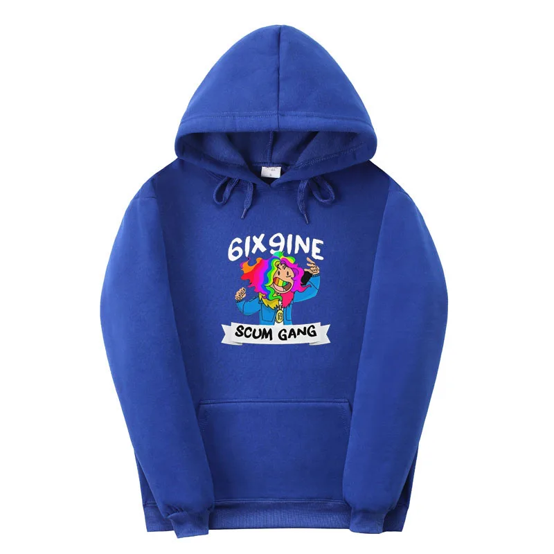 6ix9ine Толстовка Мужская/Женская Повседневная осенне-зимняя уличная и свитшоты