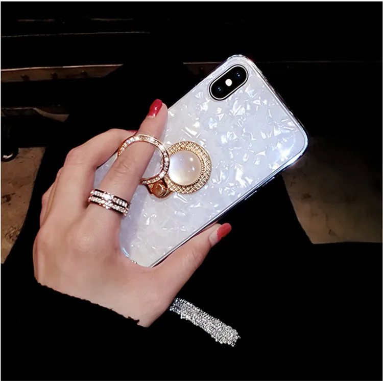 Модный чехол со стразами для телефона чехлы iPhone X 7 8 Plus 6 6s роскошные с холодными