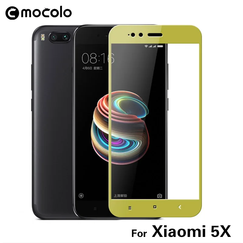 Закаленное стекло mocolo 2.5D с закругленными краями, полное покрытие для xiaomi mi 5X mi 5X, Защитная пленка для экрана для xiaomi mi A1 mi A1, стеклянная бухта