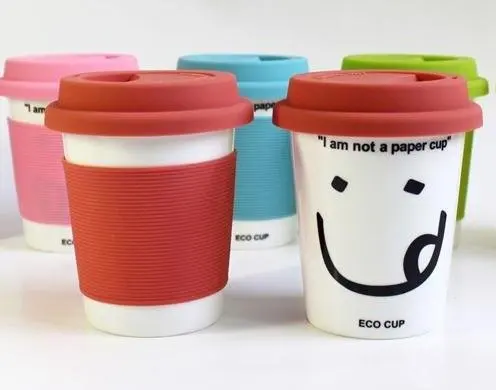 Высококачественная керамическая кружка чашка для воды офиса двухслойная