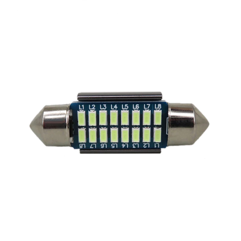 СВЕТОДИОДНАЯ Гирлянда WLJH 2x Canbus 31 мм 36 39 42 SV8 5 C10W C5W Led 3014 SMD 12 В освещение