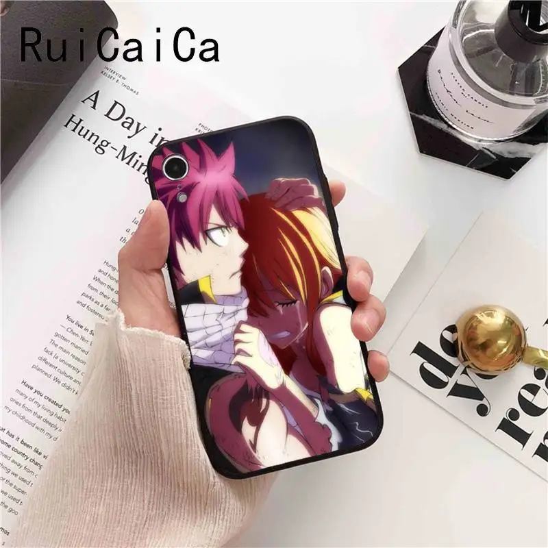 Чехол для iPhone 6S 6plus 7 7plus 8 8Plus X Xs MAX 5 5S XR с логотипом аниме манги Феи хвоста Ruicaica |