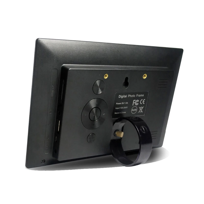 7 дюймовая акриловая зеркальная ЖК Цифровая фоторамка с будильником Slideshow MP3 MP4