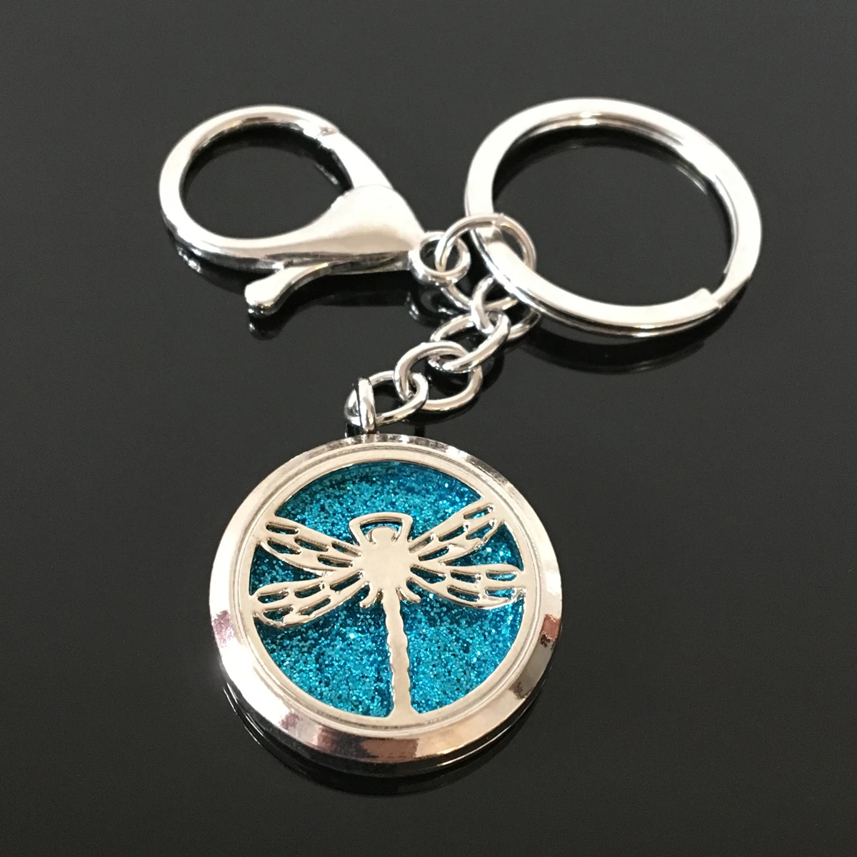 Серебряные кольца для ключей с героями мультфильма Сказочный дракон ювелирные