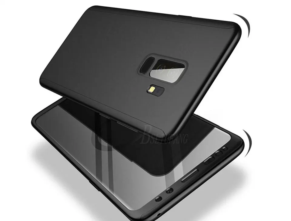 Luxury 360 Degree Full cover Case For Samsung Galaxy S10 S9 S8 Plus S7 Edge Shockproof Phone Cases For Samsung Note 8 9 Case