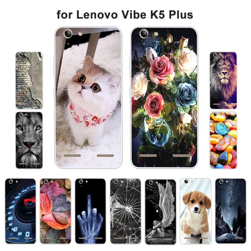 Чехол для lenovo Vibe K5 Plus Ультратонкий силиконовый чехол телефона 5 0 &quotдля K5/Lemon 3 A6020a40