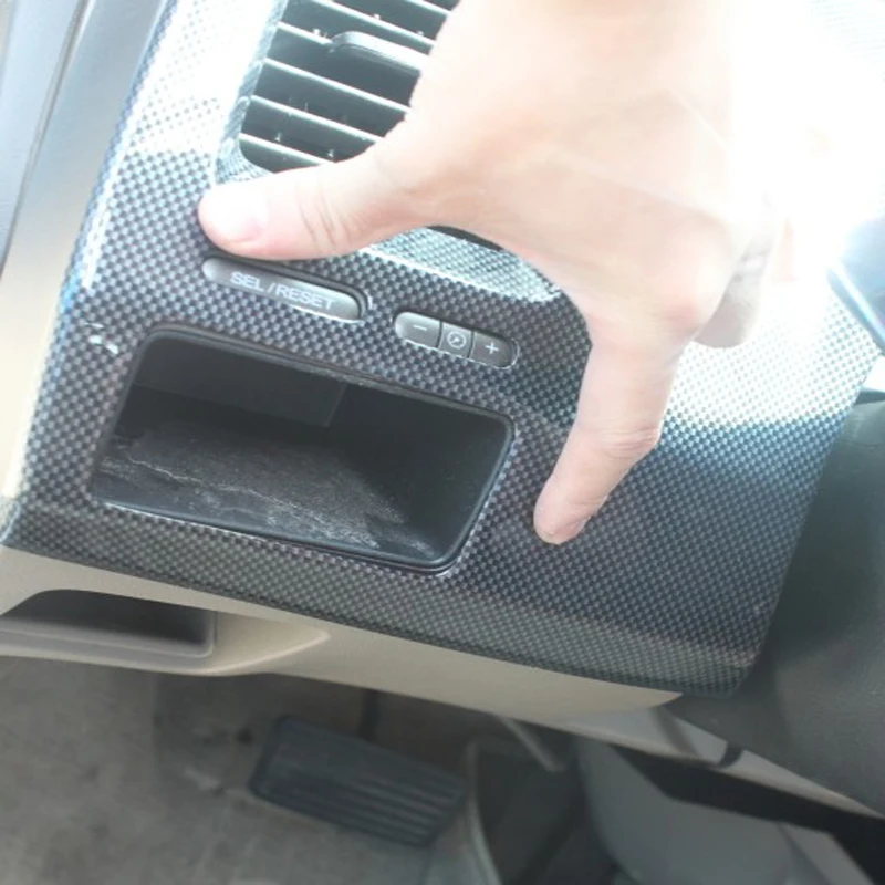 Для Honda Civic 8 2006 2007 2008 2009 2010 2011 LHD украшение приборной панели автомобиля обшивка