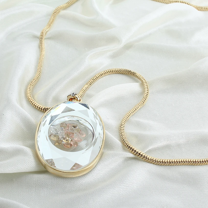 Плавающие Подвески для стеклянные медальоны большие массивные ожерелья