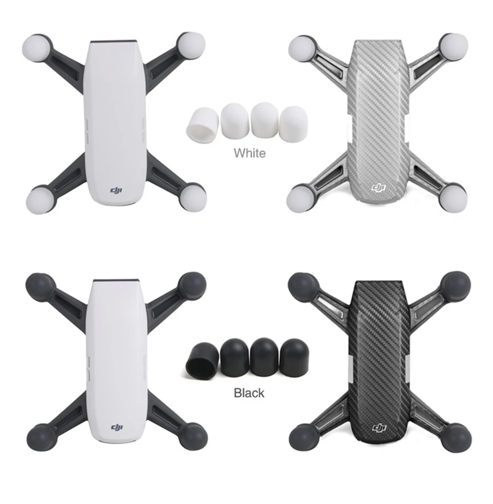 4 шт крышки для мотора защитный силиконовый чехол для DJI Spark аксессуары
