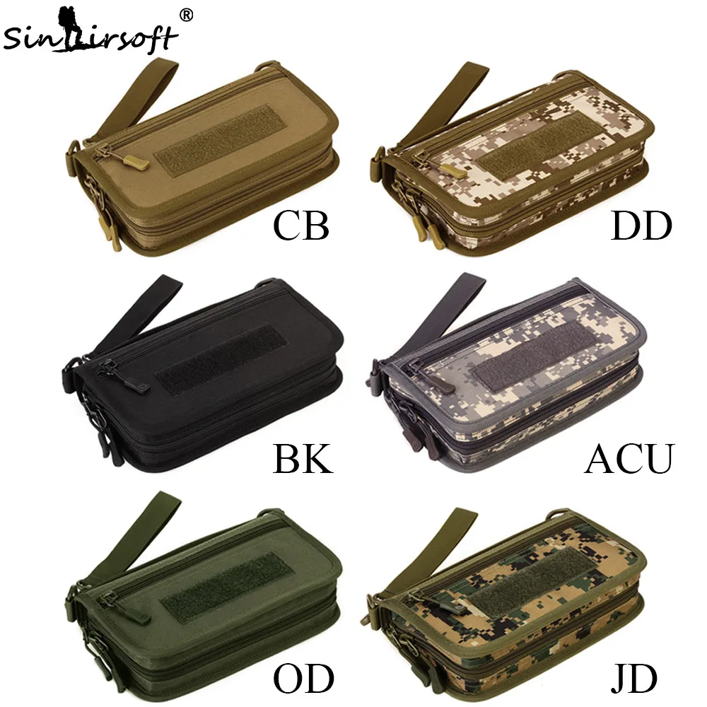 SINAIRSOFT Тактический дорожный кошелек сумки паспорт 6 дюймов камуфляжный чехол для