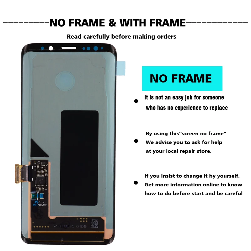 Новинка супер AMOLED 5," ЖК-Замена для SAMSUNG Galaxy S9 ЖК-сенсорный экран дигитайзер с рамкой G960 G960F дисплей