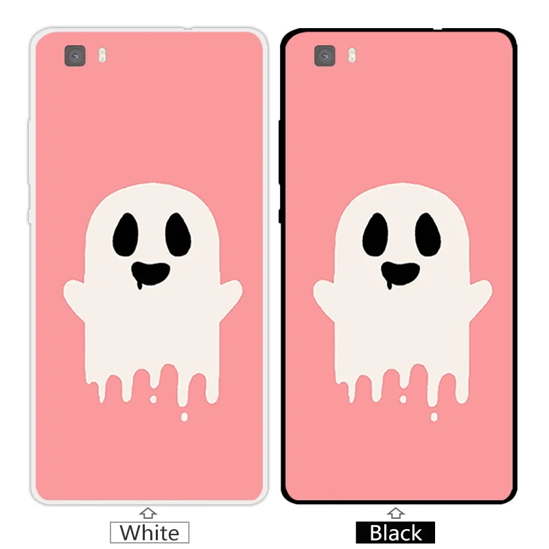 Cases For Huawei P8 Lite Luxury Clear Silicon Pink Back Cover Ascend lite Protective Coque for HuaweiP8 |