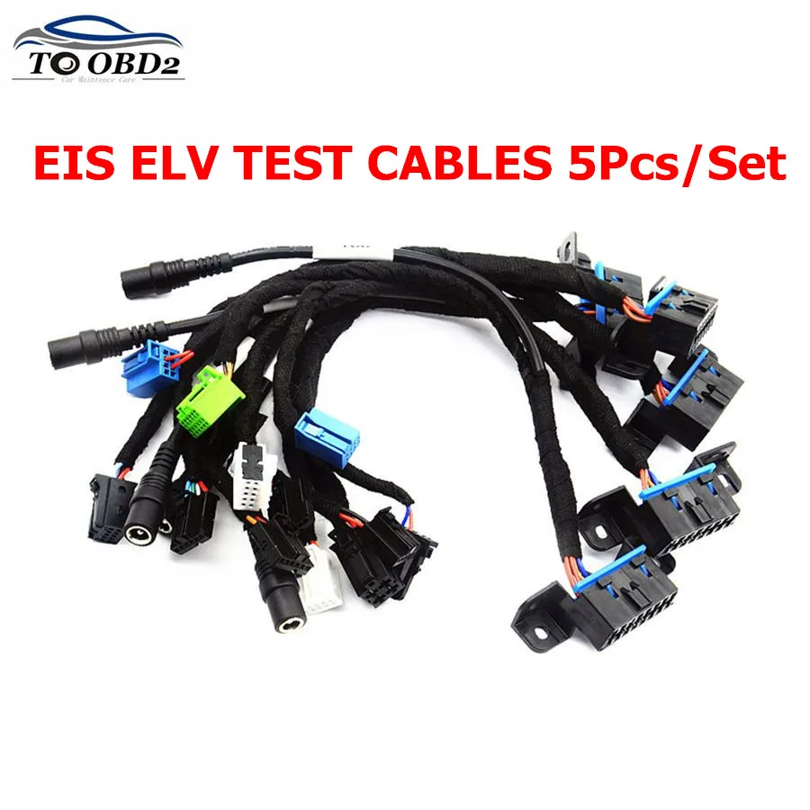 EIS ELV пять в одном тестовые кабели для Mercedes Benz работает с CGDI MB VVDI BGA TOOL in 1 (W204 W212 W221 W164