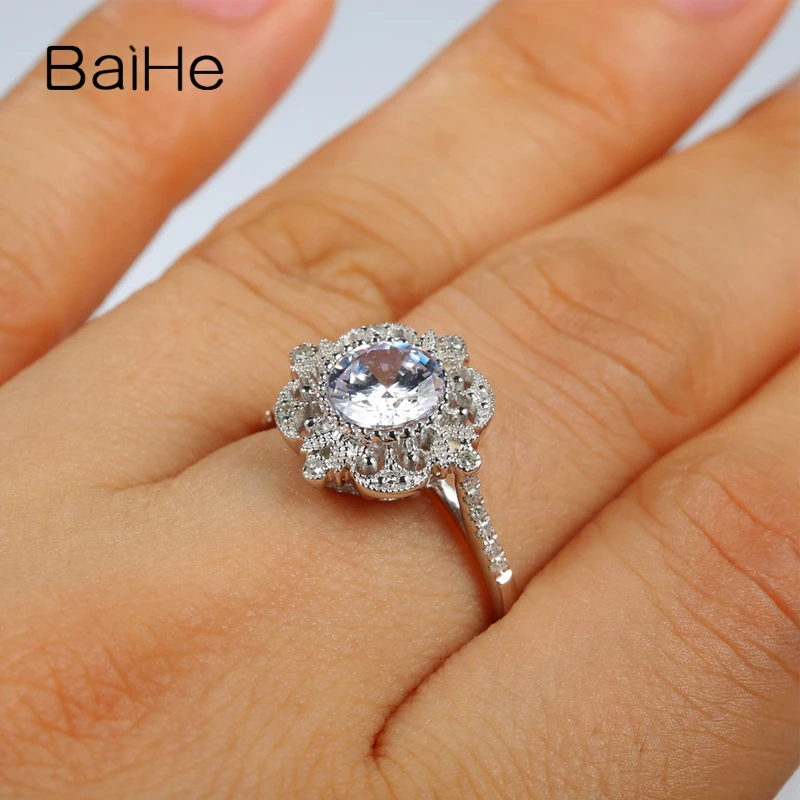 Женское кольцо из серебра 925 пробы с натуральным белым топазом|sterling silver ring|wedding