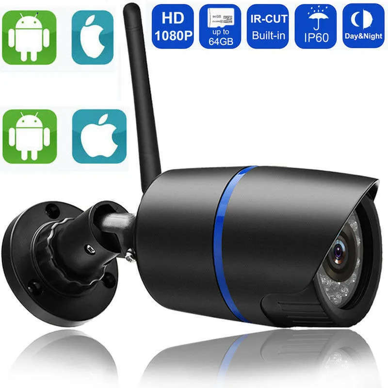 Беспроводная 1080 P/720 P HD wifi IP Сетевая камера CCTV наружная безопасность IR Night LI