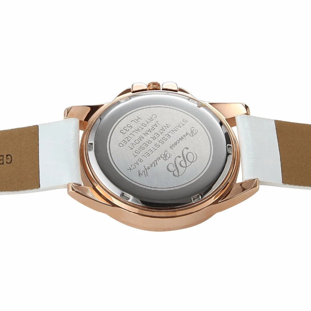 Модные Классические бабочка Для женщин часы Австрии кожаный ремень