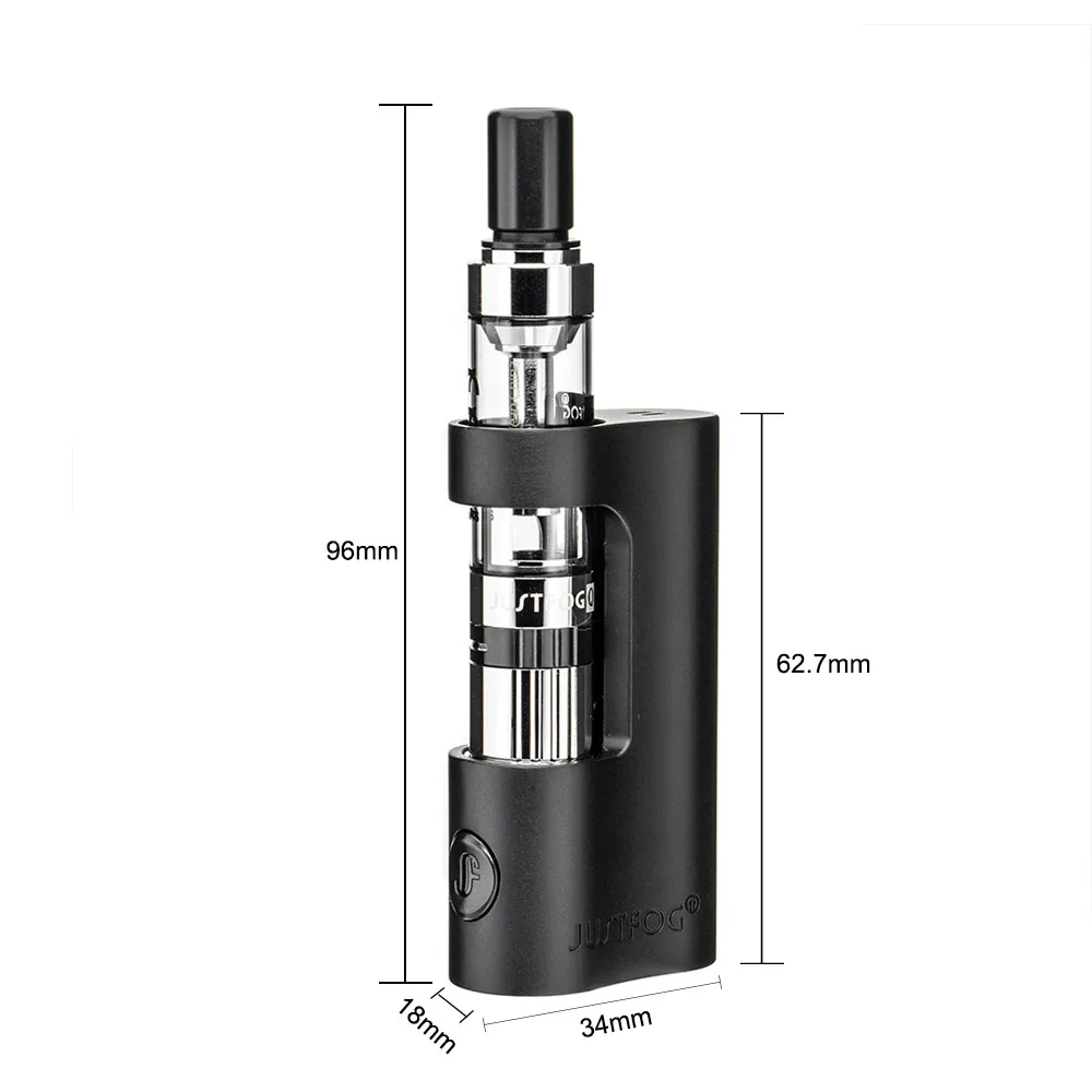 Электронная сигарета оригинал Justfog Q14 компактный комплект с 1 8 мл Vape Танк анти
