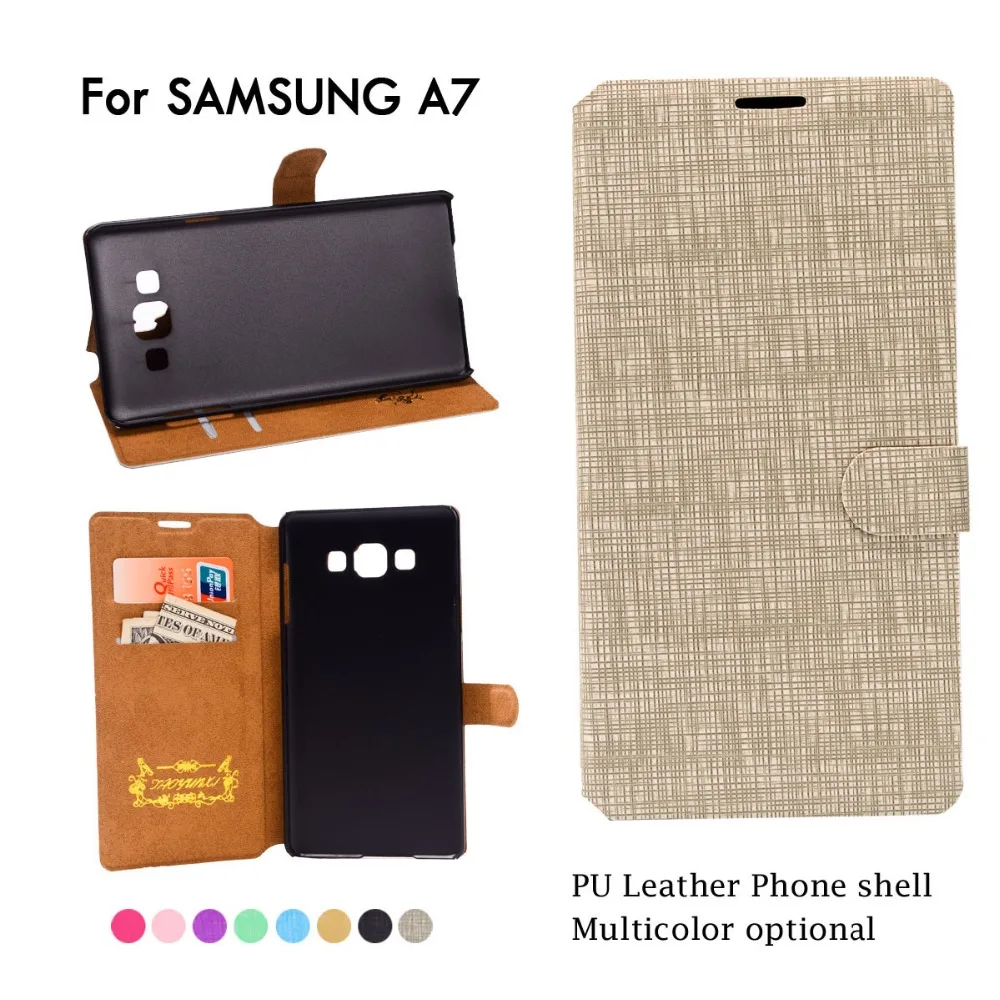 Чехол-раскладушка кожаный чехол для телефона Samsung Galaxy A3 A5 A8 A9 2015 A510 A710 2016 C5 A52015 SM A500