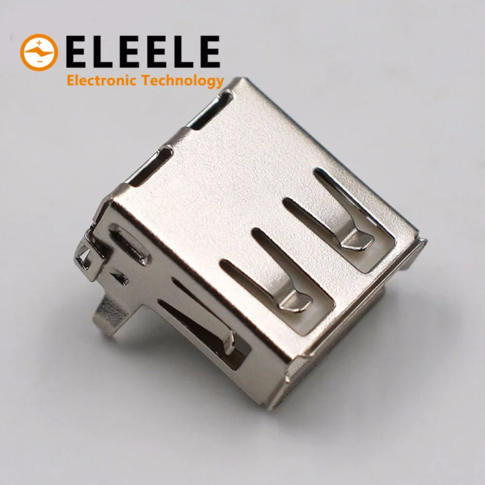 2 шт. USB 0 4Pin A Тип гнездо разъем фута 90 градусов передача данных Зарядка адаптер PCB