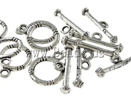 Free shipping!!!Zinc Alloy Toggle Clasp 2013 womens european fashion Donut antique silver color plated | Украшения и аксессуары