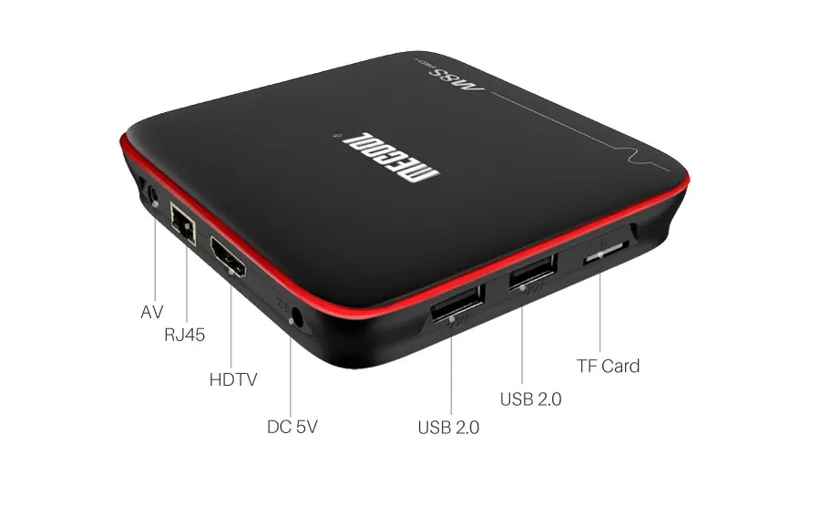 Mecool M8S Pro W Android 7.1 Smart TV BOX 2G ROM 16G RAM S905W Quad Core support media player Set-Top Box IPTV box | Электроника