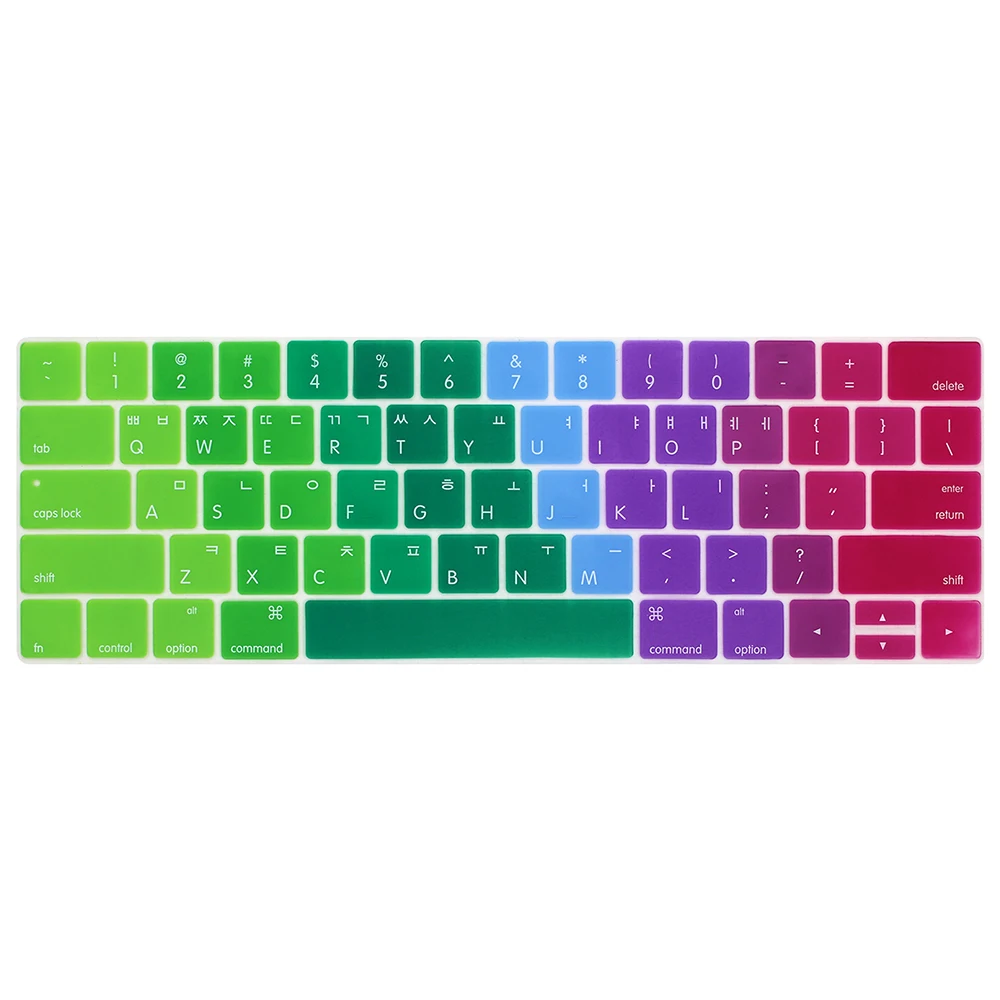 Корейский защитный чехол для клавиатуры MacBook с сенсорной панелью 13 15 A1706 A1707A1989
