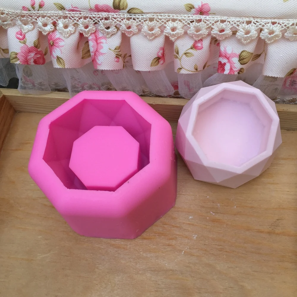 BK1130 Современная силиконовая форма 3D Ручная работа творчество цветочный горшок