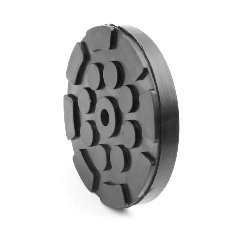 Черная резиновая прокладка для домкрата противоскользящая поверхность