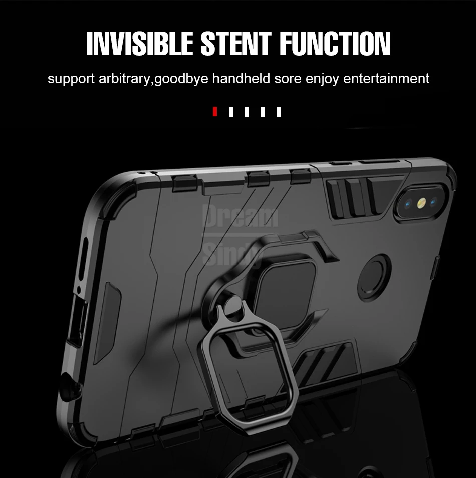 Магнитный чехол с металлическим кольцом для Xiaomi Mi 8 SE A2 A1 полный чехол для телефона чехол для Xiaomi Mi 8 se A1 A2 Роскошная защита накладка на заднюю панель с отделением чехол