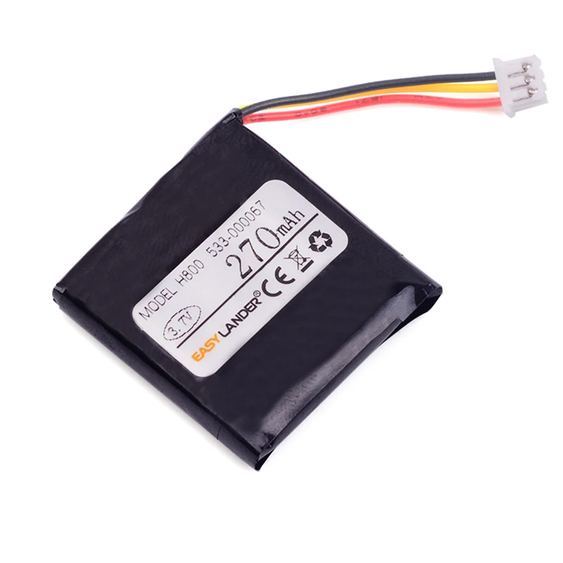 Замена Easylander 3 7 V 270mAh перезаряжаемый литий полимерный аккумулятор для Logitech H800 Bluetooth гарнитура mp3 mp4 DVR игрушки