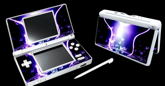 Синий цветок 028 виниловые наклейки для кожи протектор Nintendo DSL NDSL | Электроника