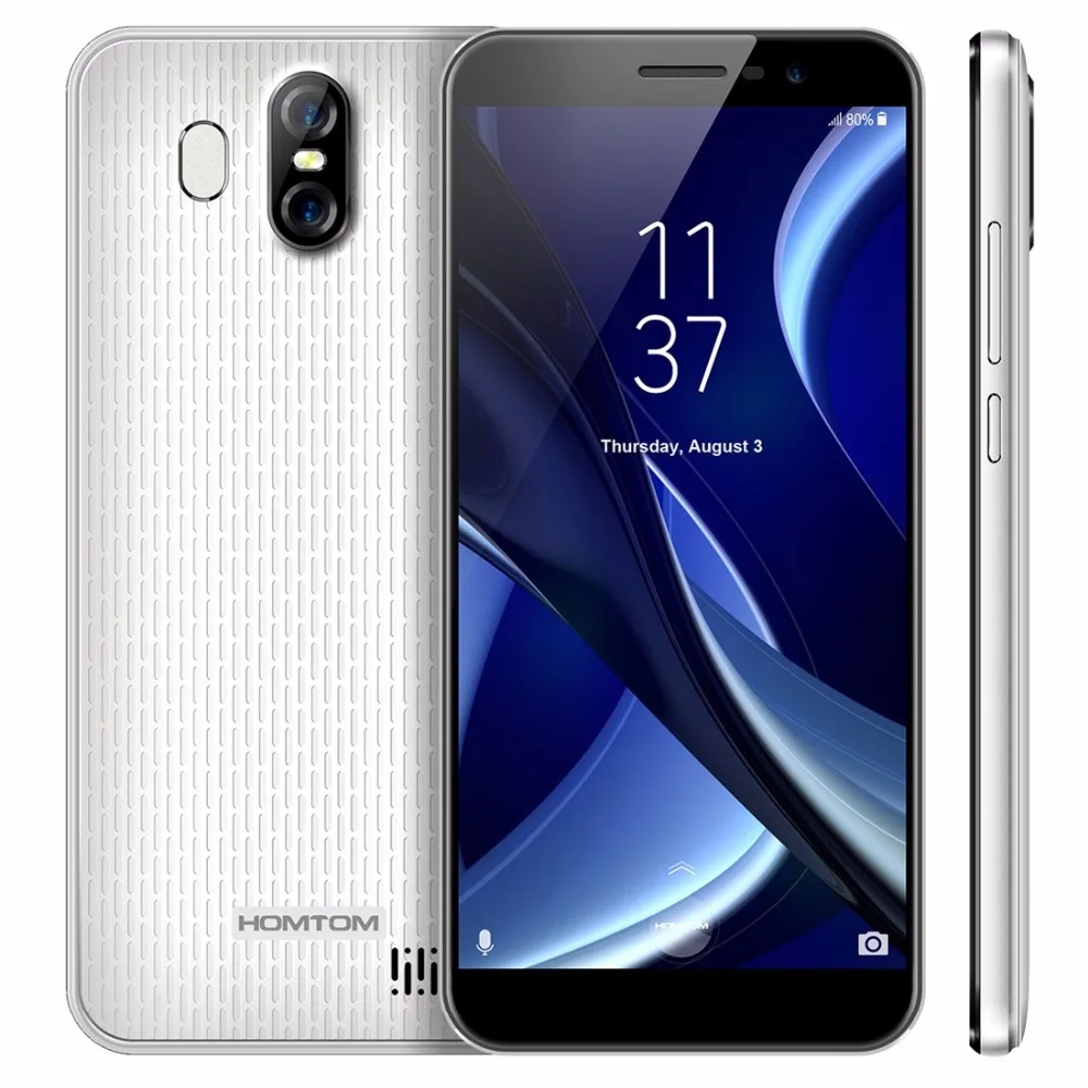 HOMTOM S16 мобильный телефон 5 дюймов 18:9 2 ГБ + 16 сзади Камера 13MP Фронтальная камера 8MP