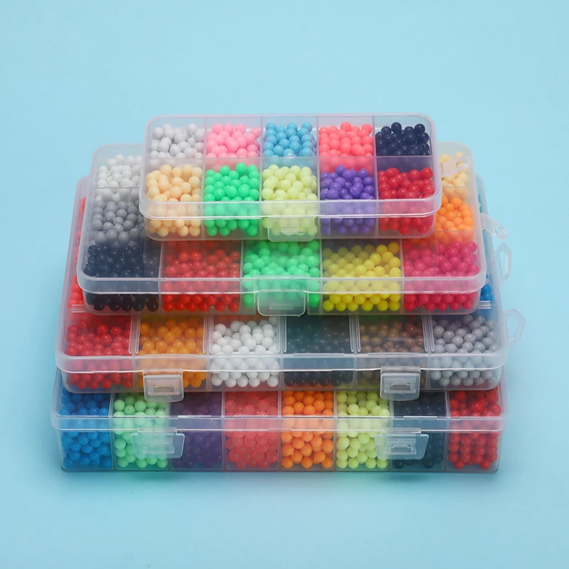 5200 шт Водный туман бусина игрушка набор DIY ремесло животное дети ручной Клей бусины головоломка игрушка многоцветный