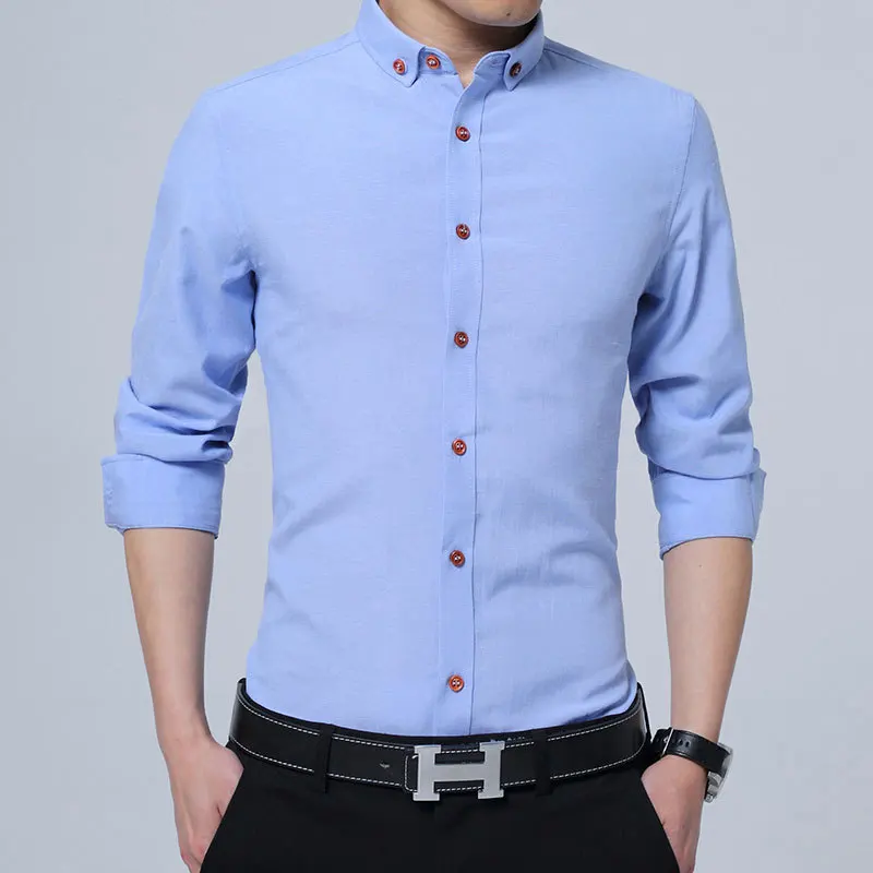 Рубашка с длинными рукавами для мужчин новые модные дизайнерские Camisa мужская