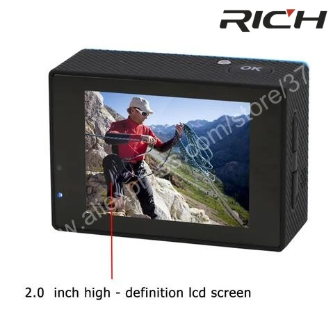 Богатая экшн камера WIFI HD 1080P 2.0 LCD 170D объектив go шлем наружная Подводная