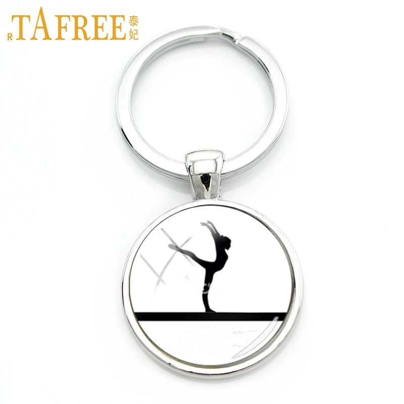 Художественный гимнастический брелок TAFREE популярные спортивные игры для ключей