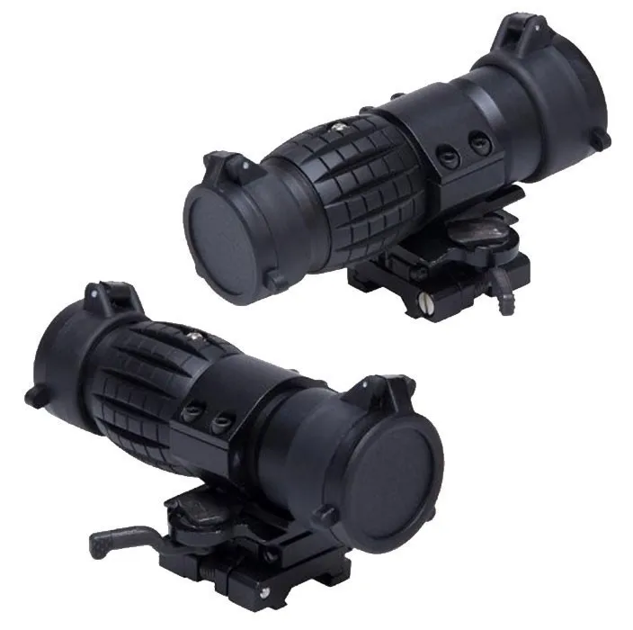 Тактический QD 3X Лупа пистолет винтовки прицел с поворотным креплением для Aimpoint