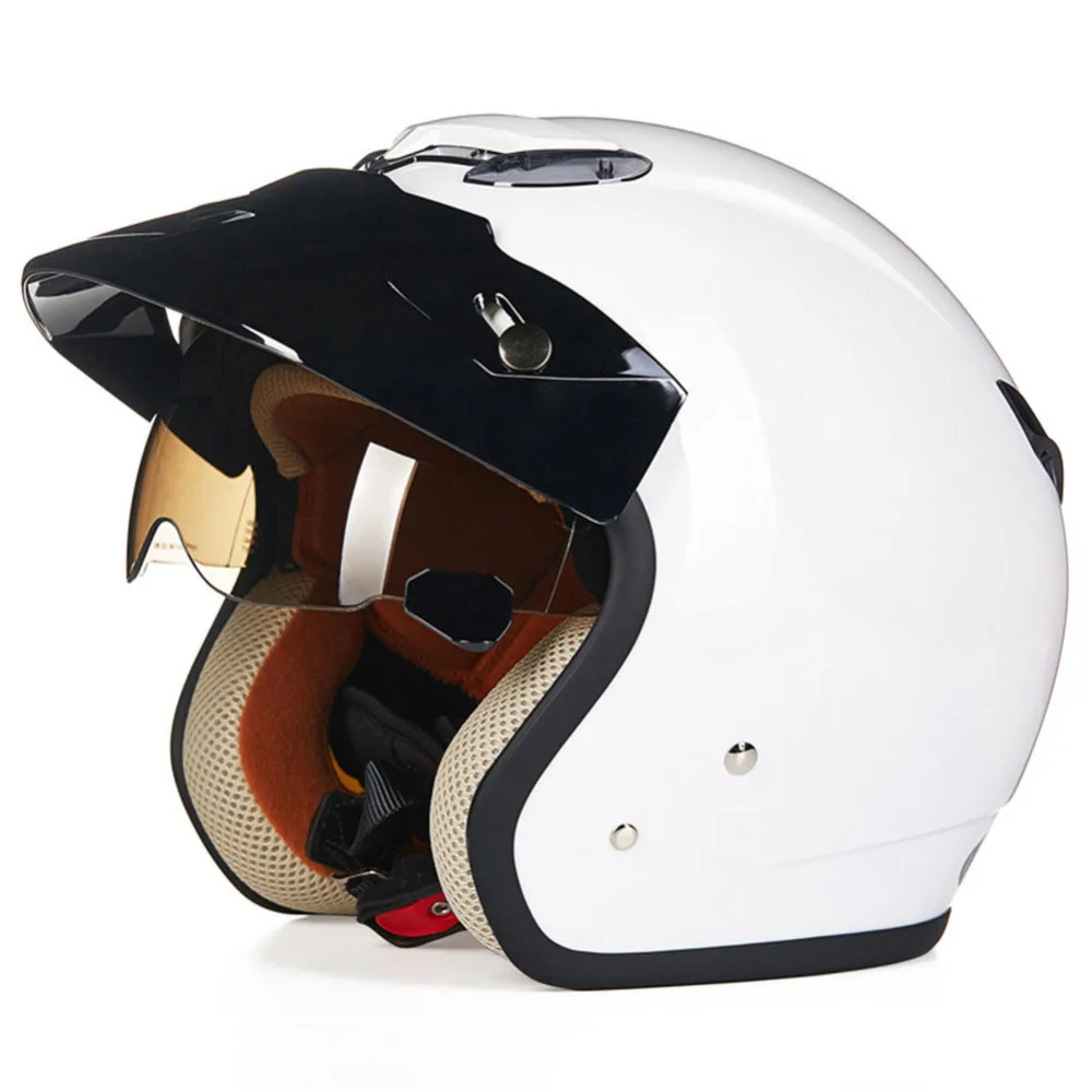 Ретро Круизный мотоциклетный шлем Chopper 3/4 с открытым лицом винтажный 381Z cicleta шлемы