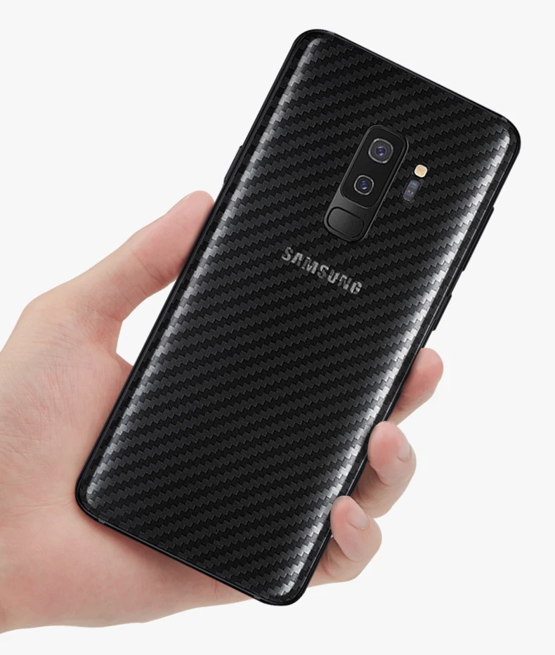 5 шт. для Samsung Galaxy A3 A5 A7 2017 A6 A8 Plus 2018 защита экрана 3D углеродное волокно задняя