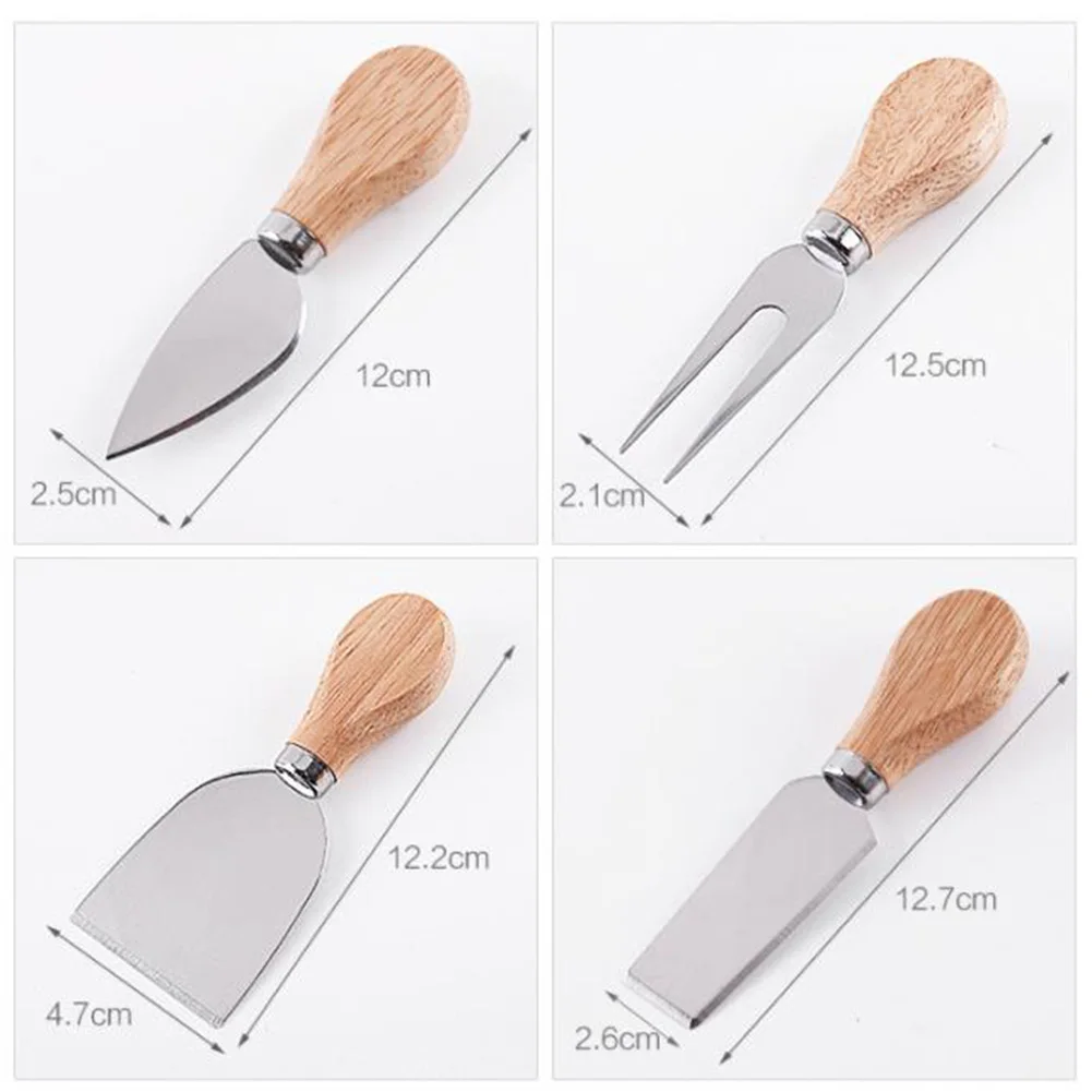4 шт., сырный нож набор вилок Сырная лопатка нож для пиццы Slicer сэндвич варенье скребок шпатель для масла Кухня гаджет