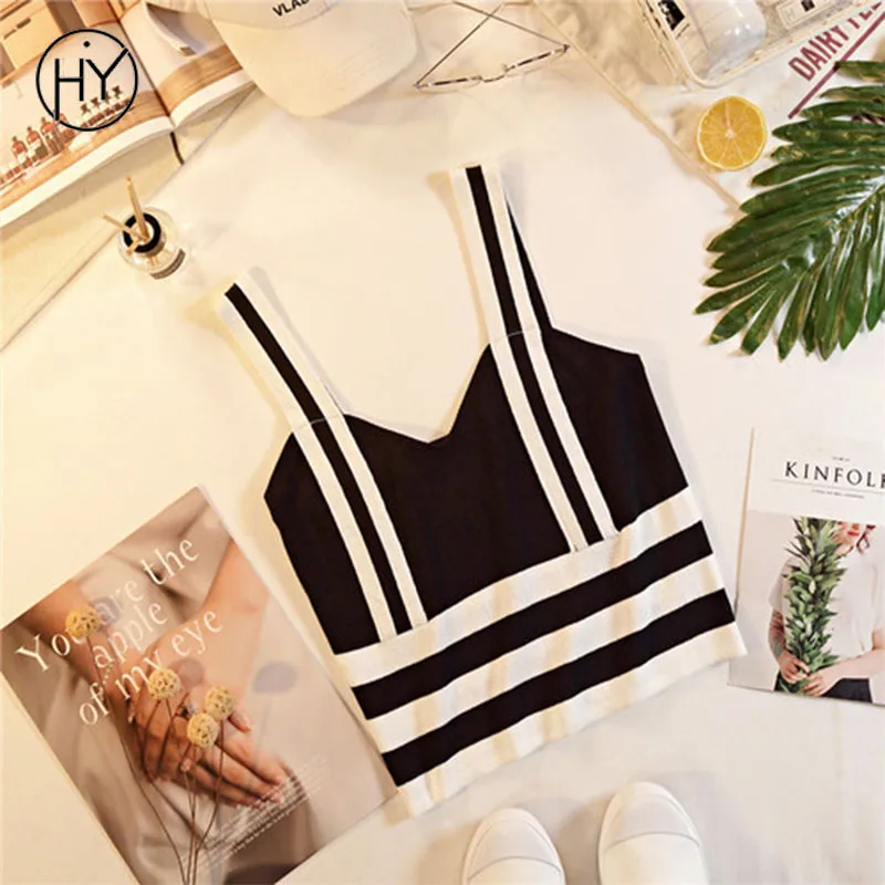 Acinth девушка Hy Bralette Топы трикотажные эластичные Лето Хлопок Топ Для женщин 2018