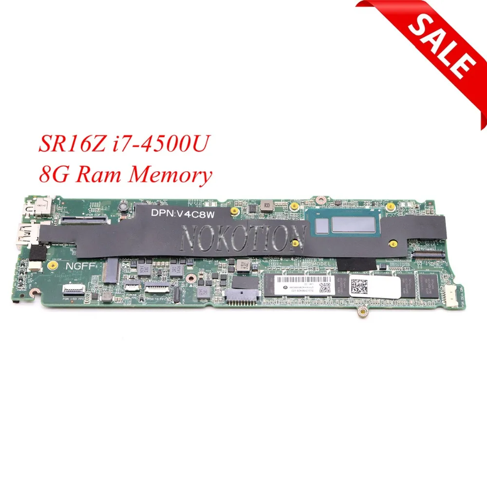 Материнская плата NOKOTION DAD13CMBAG0 CN 0DJJV1 DJJV1 для ноутбука Dell XPS 13 9333 SR16Z i7 4500U 8G Ram