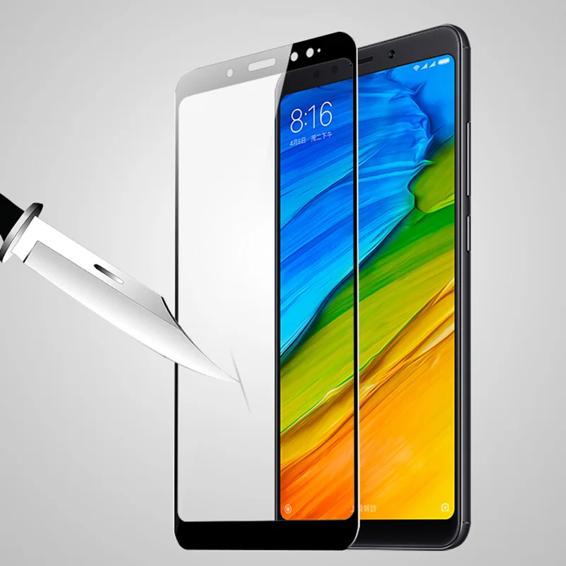 Защитная пленка с полным покрытием стекло защита экрана на xiomi xiaomi redmi note 5 целый п олный закаленное защитное стекло для ксиоми ксаоми ксяоми сяоми редми ноте/ноут 5 полный экран пленка glass protector