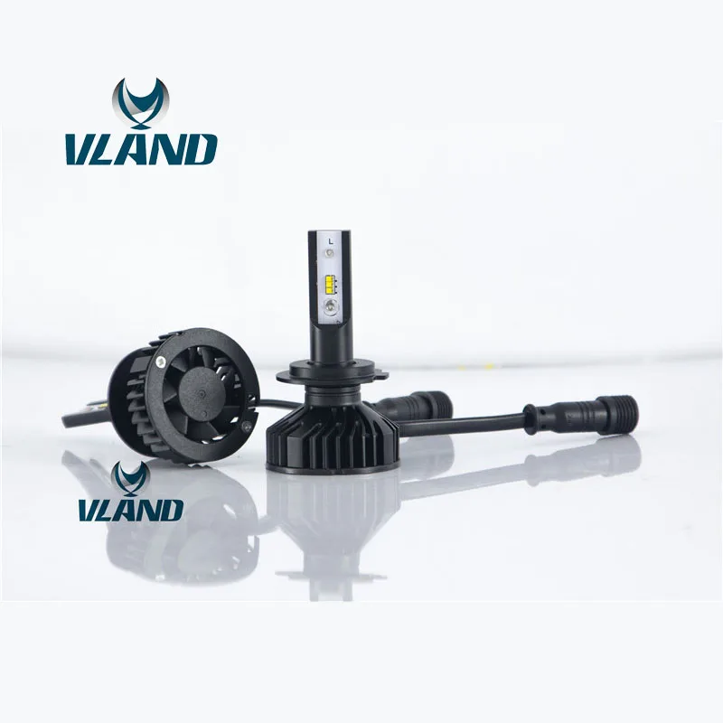 VLAND H1 H3 H7 H11 H13 D2H D2S 9005 9006 H4 Автомобильный светодиодный фонарь с шариковыми