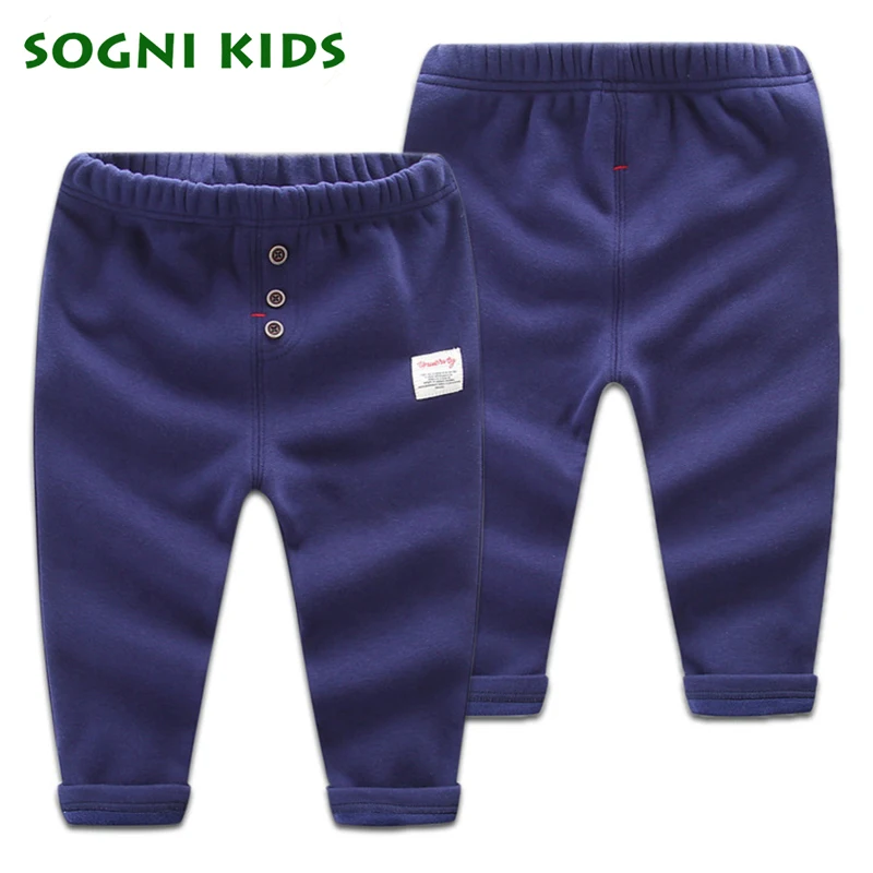 Брюки для маленьких девочек и мальчиков новинка 2019 осенне-зимний флисовый